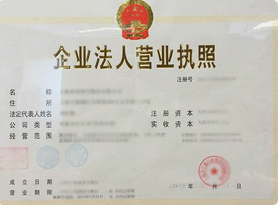 有效年檢營業(yè)執(zhí)照